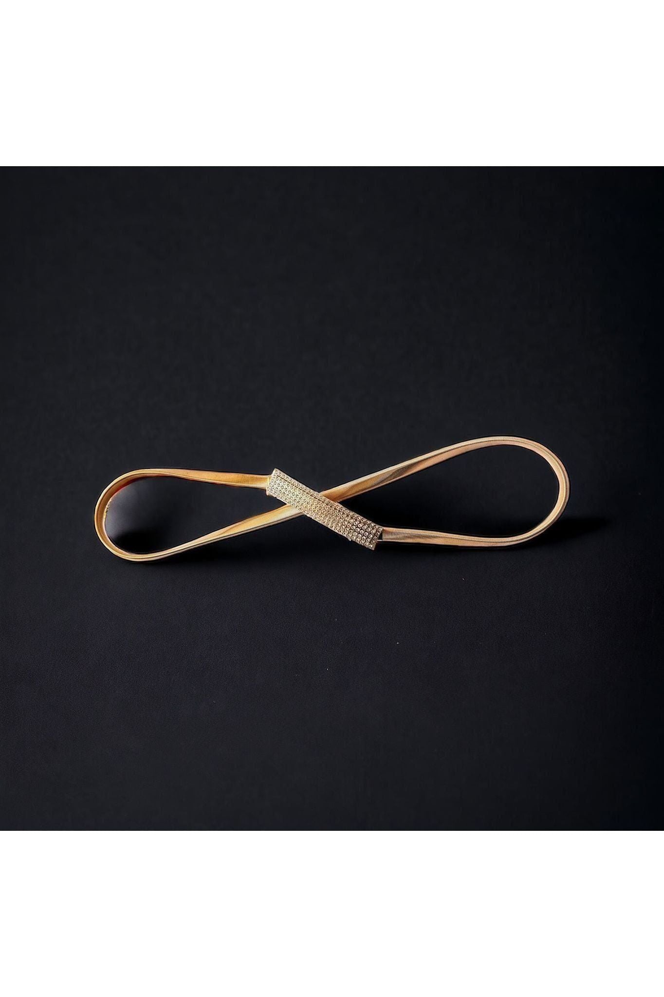 DS Fashion's Metallic Stretch Belt - D-S Fashion Sophisticated Boutique