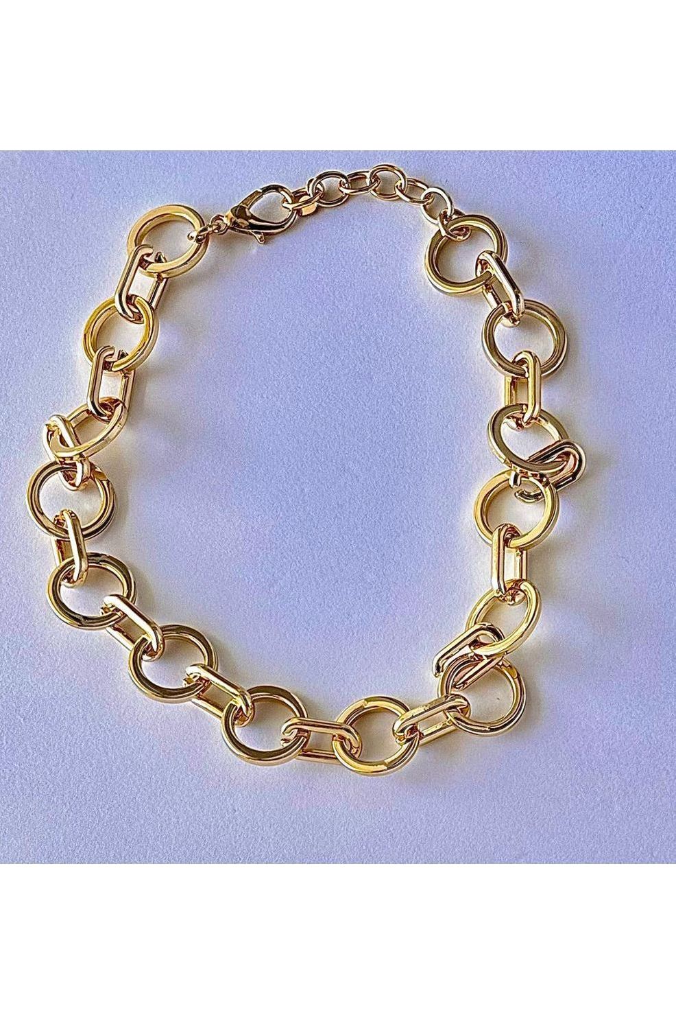 Circle Chain Necklace - D-S Fashion Sophisticated Boutique
