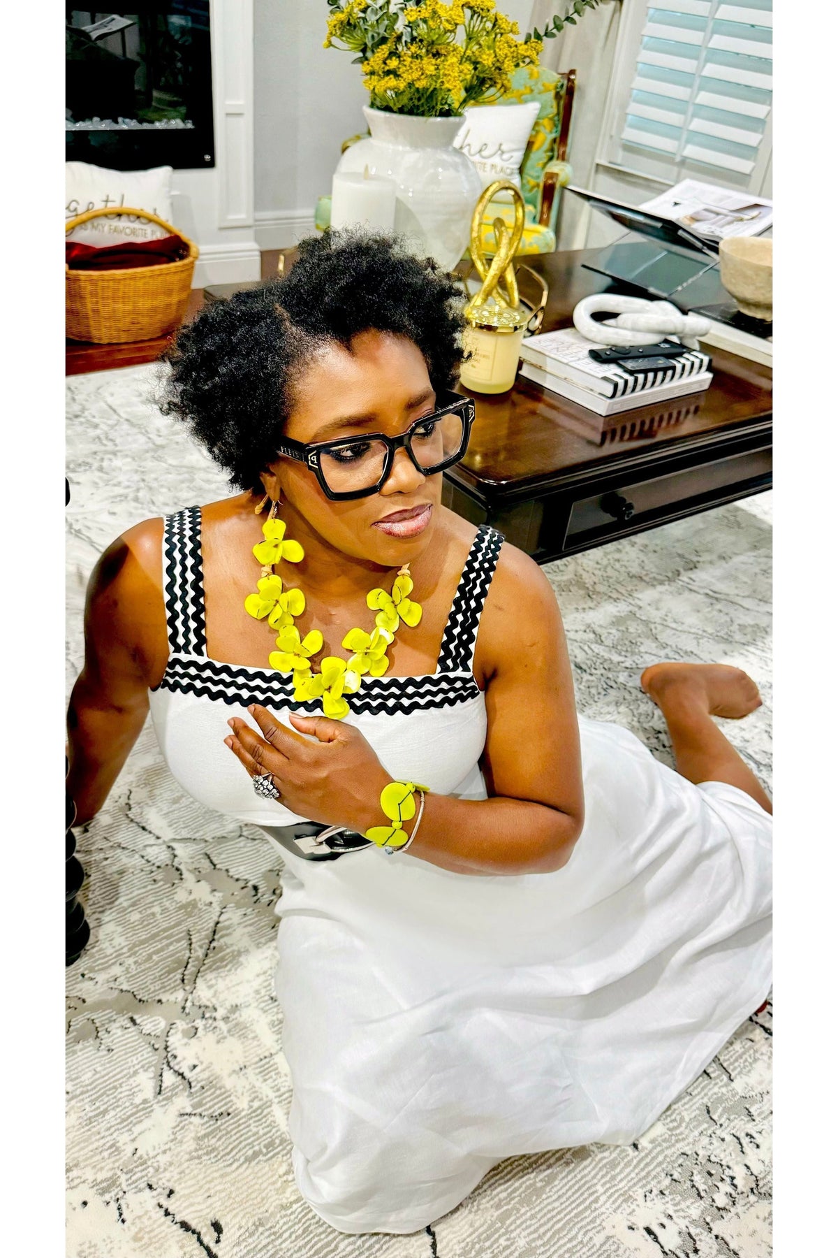 Florence key Lime Necklace - D-S Fashion Sophisticated Boutique