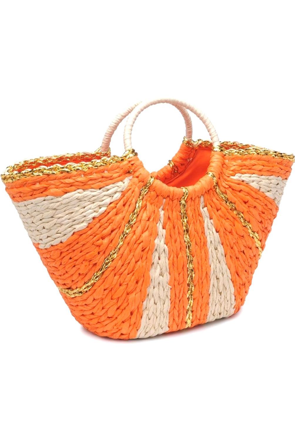 Straw Beach Tote Bag - D-S Fashion Sophisticated Boutique