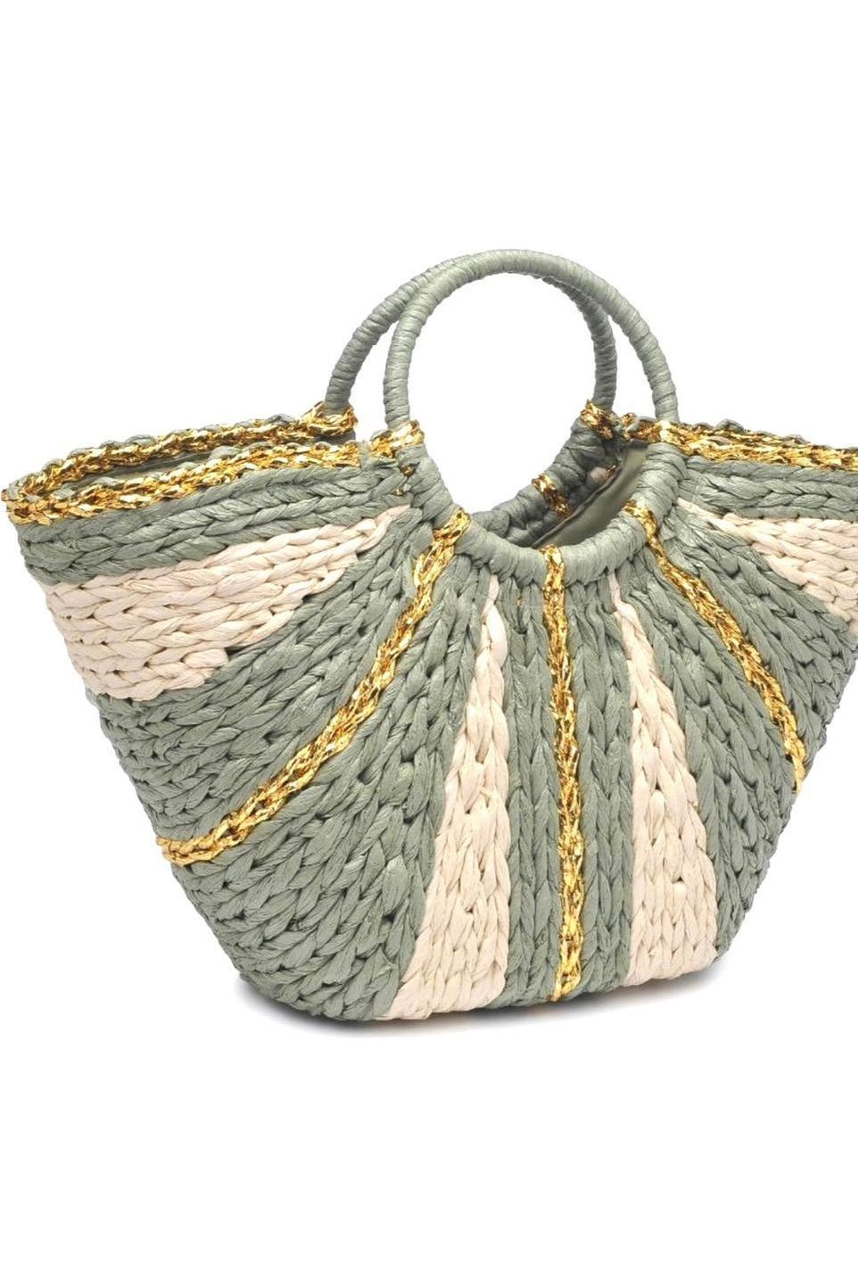 Straw Beach Tote Bag - D-S Fashion Sophisticated Boutique