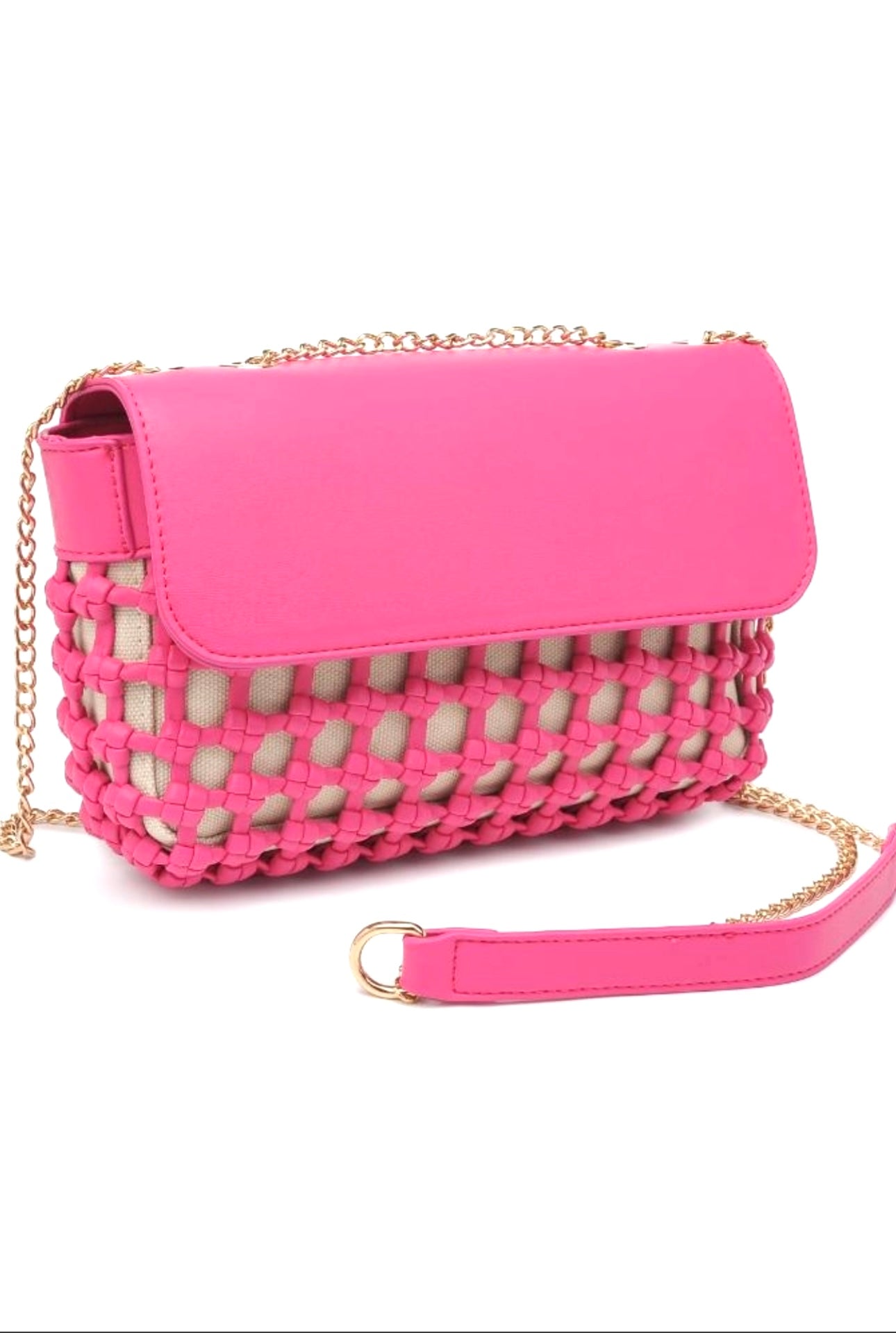 Crossbody Bag.      Erin Braided Crossbody