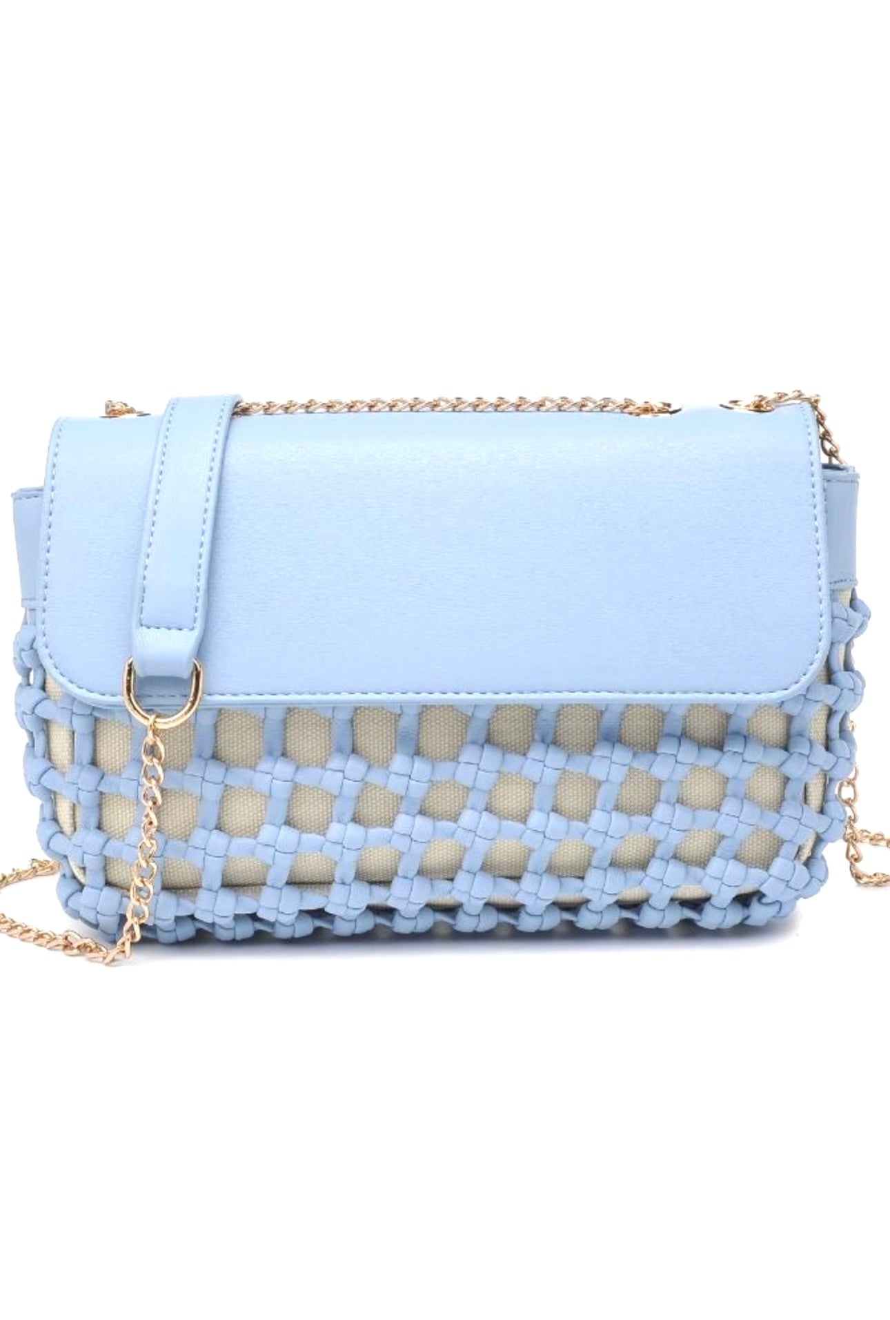 Crossbody Bag.      Erin Braided Crossbody