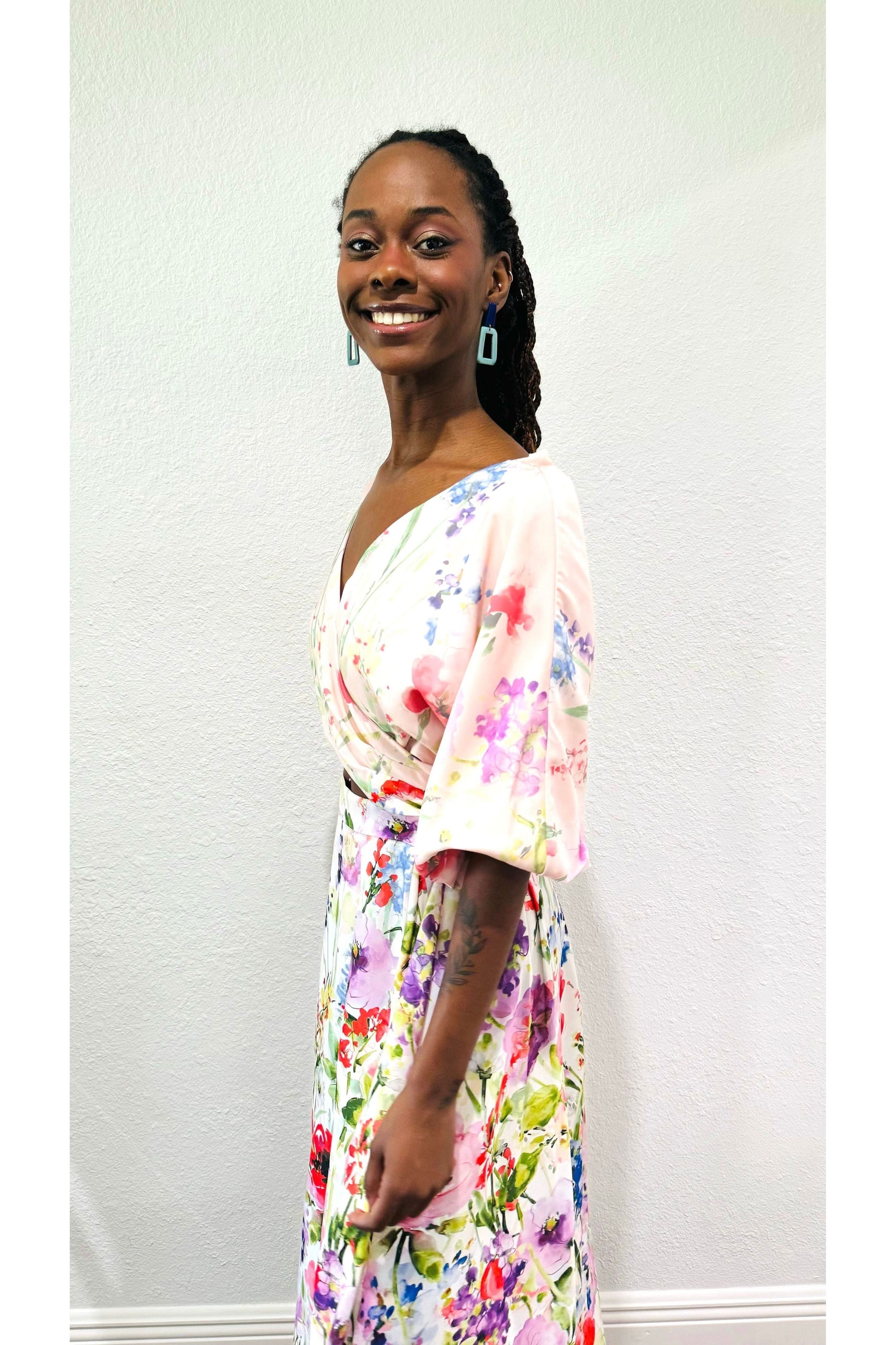 Drapey Twill Dress By Sienna - D-S Fashion Sophisticated Boutique