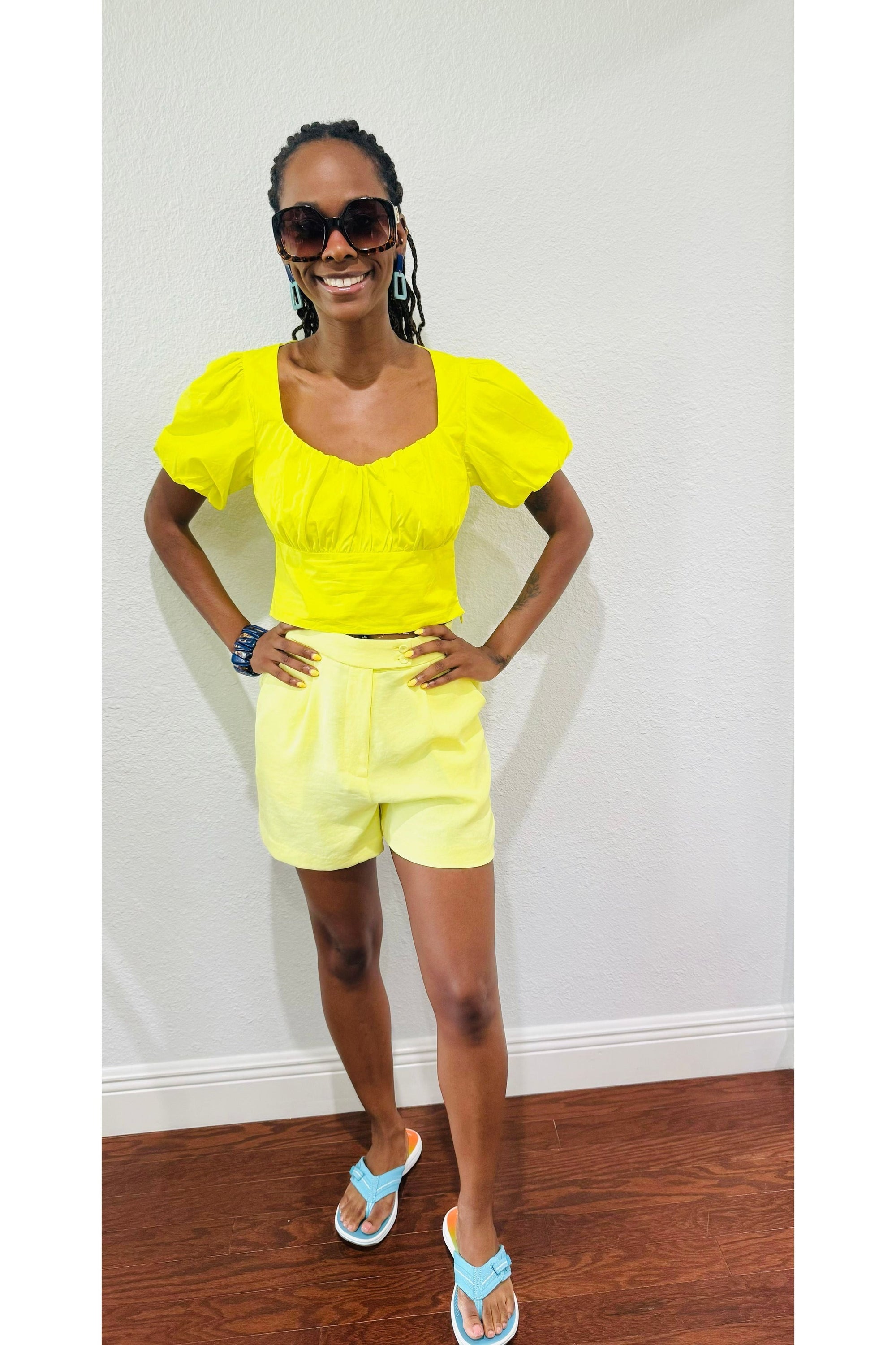 Recycled Tailored Shorts - D-S Fashion Sophisticated Boutique