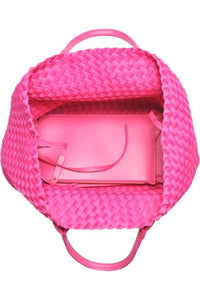 Ithaca Woven Neoprene Tote - D-S Fashion Sophisticated Boutique