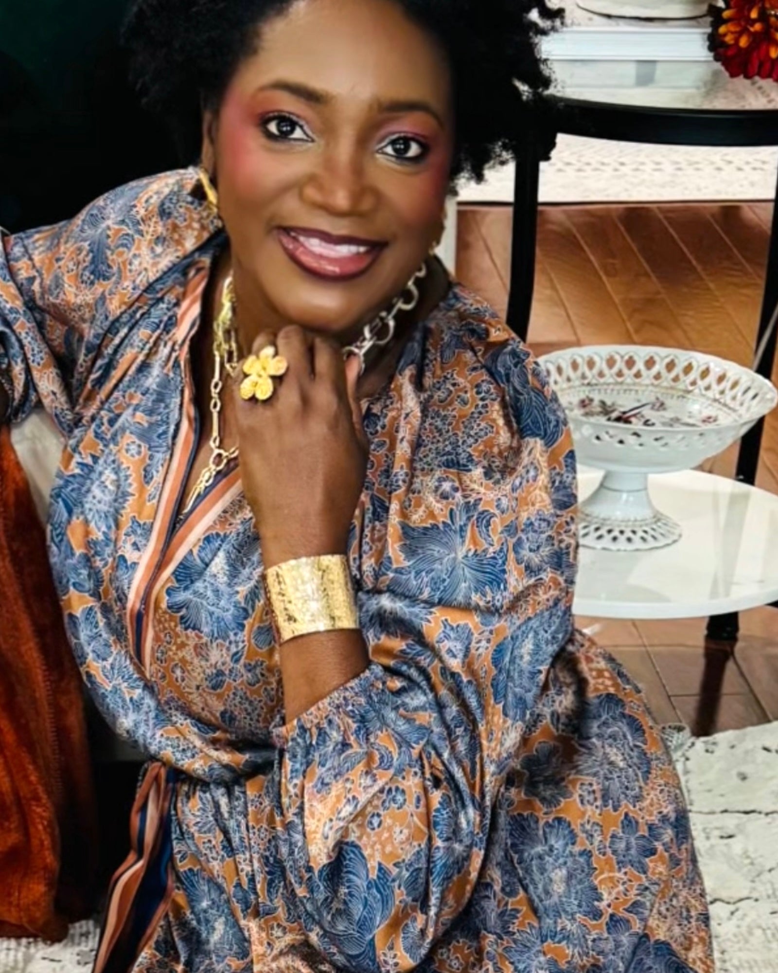 brown floral long sleeve maxi dress reviews Amy Floral Long Sleeve Maxi Dress in Mocha Multi