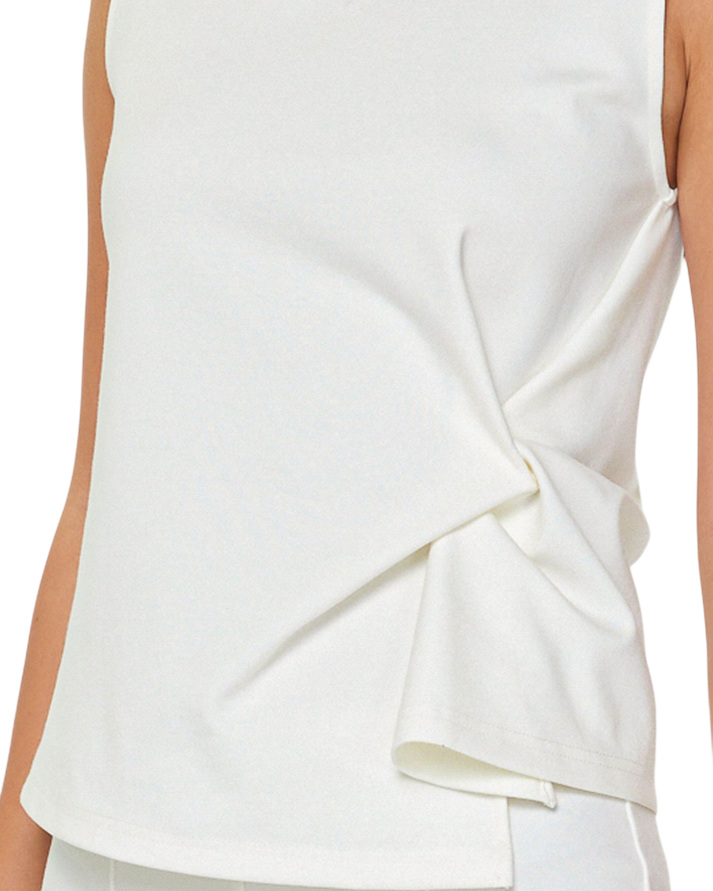 Asymmetric Twist Ponte Top