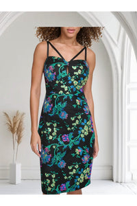 Embroidered Mesh Dress by Siena - D-S Fashion Sophisticated Boutique