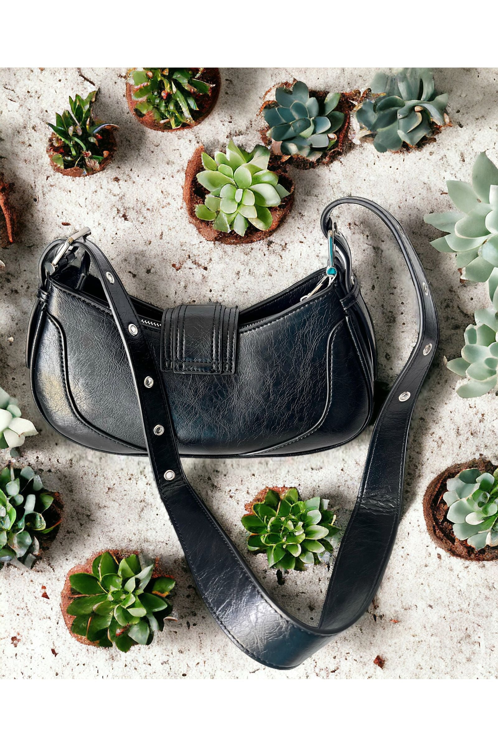 Mini Buckle Shoulder Bag - D-S Fashion Sophisticated Boutique
