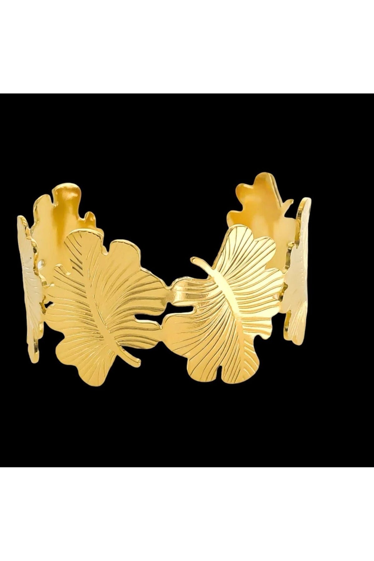 Water Resistant Leaf Pattern Cuff - D-S Fashion Sophisticated Boutique
