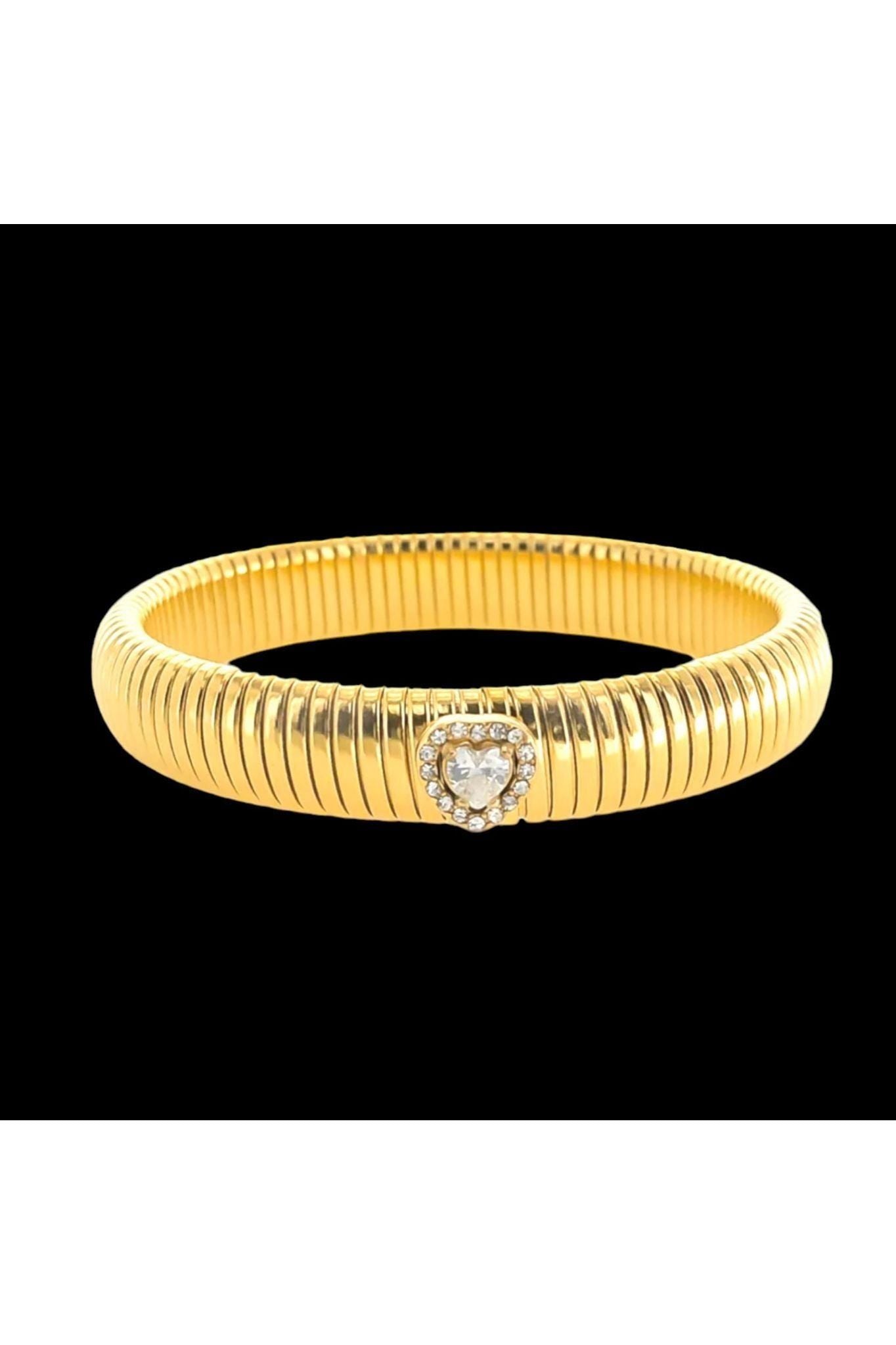 Semi-Stretch Ribbed Bracelet - D-S Fashion Sophisticated Boutique