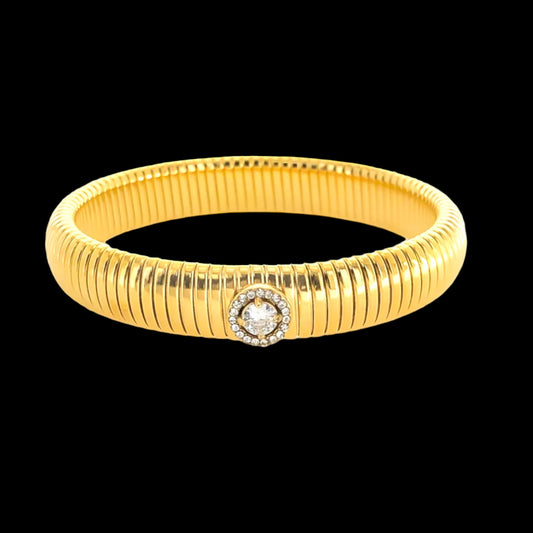 Semi-Stretch Ribbed Bracelet - D-S Fashion Sophisticated Boutique