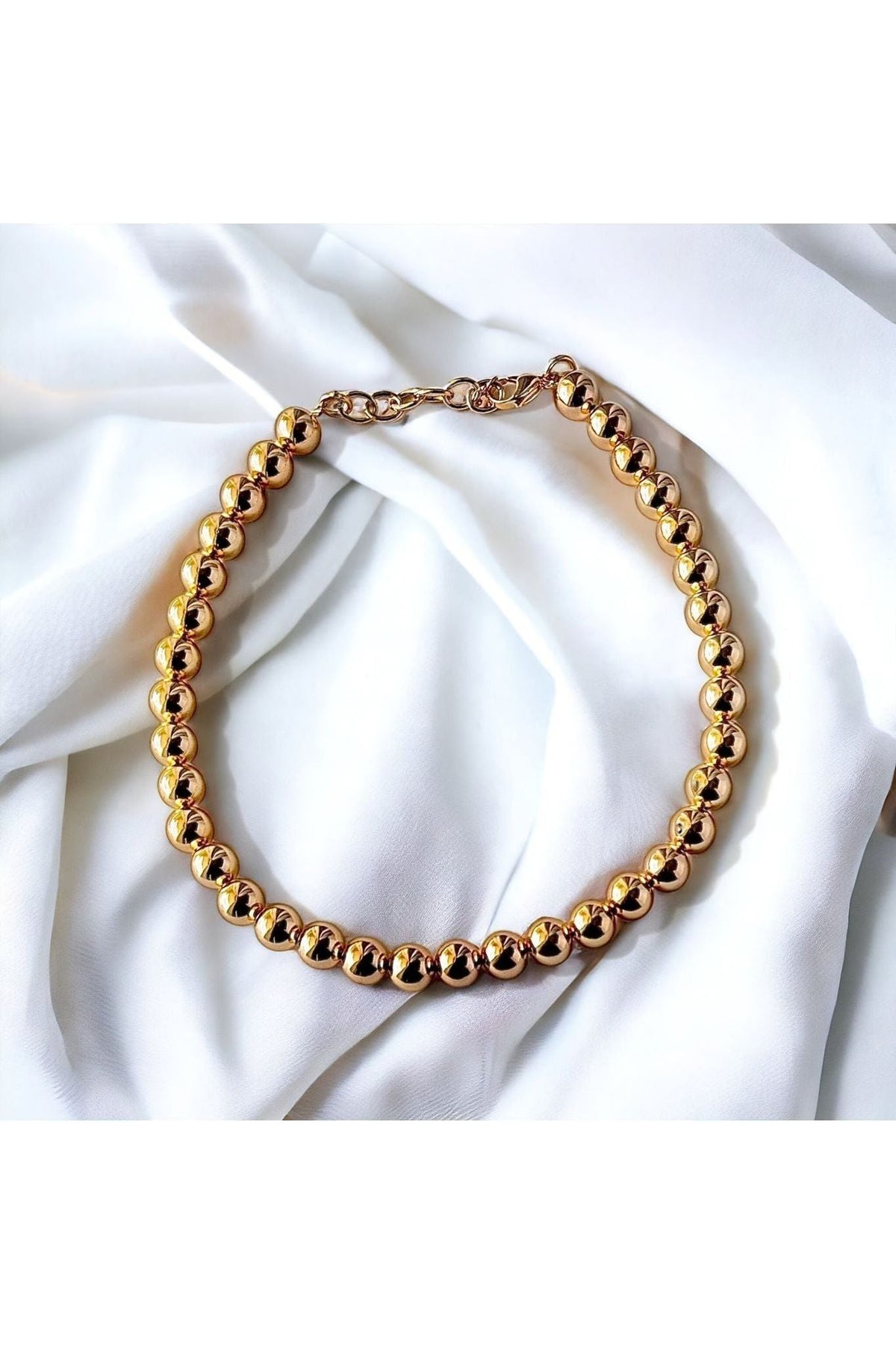 Golden Sphere Chain Necklace - D-S Fashion Sophisticated Boutique