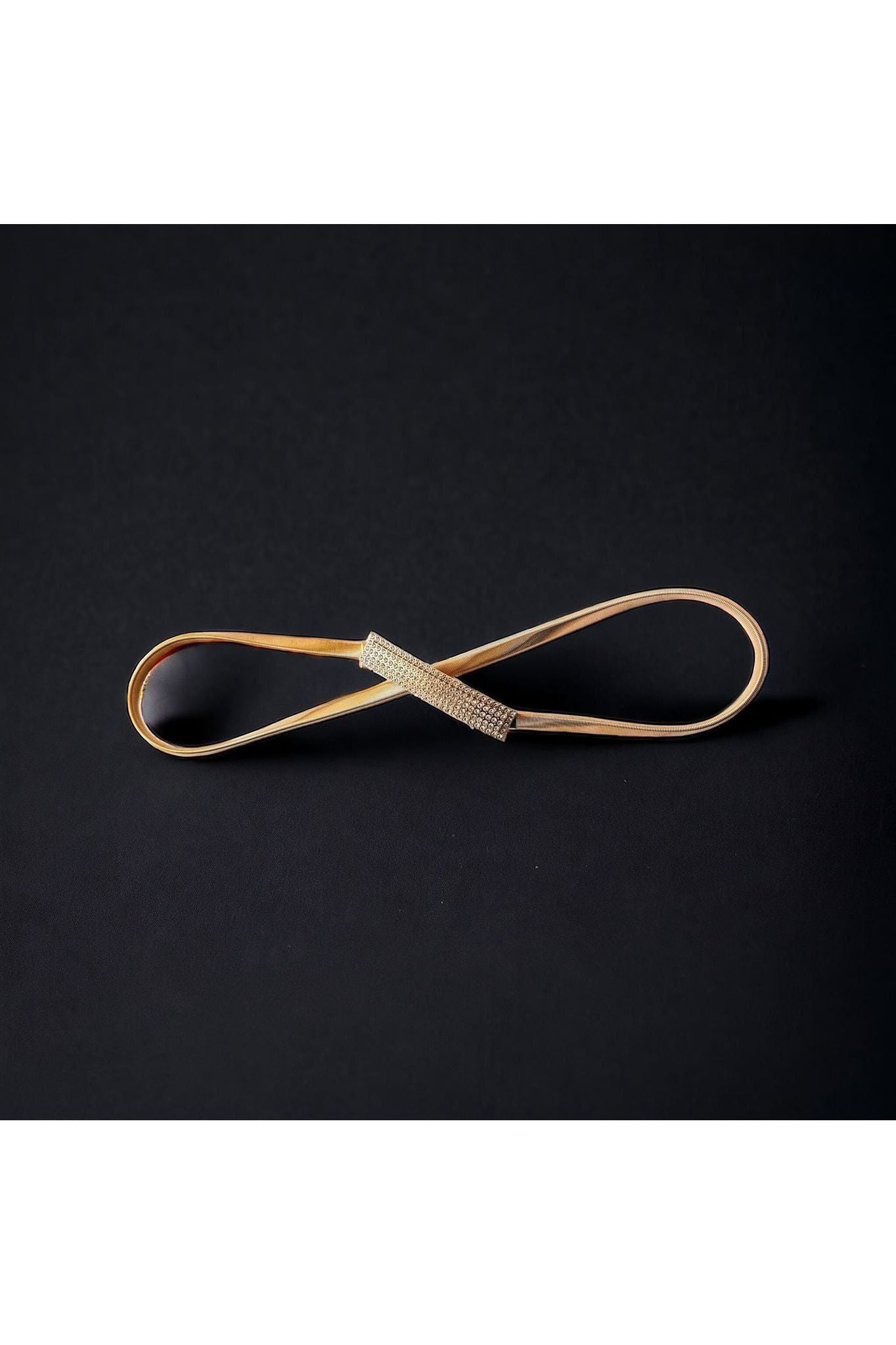DS Fashion's Metallic Stretch Belt - D-S Fashion Sophisticated Boutique