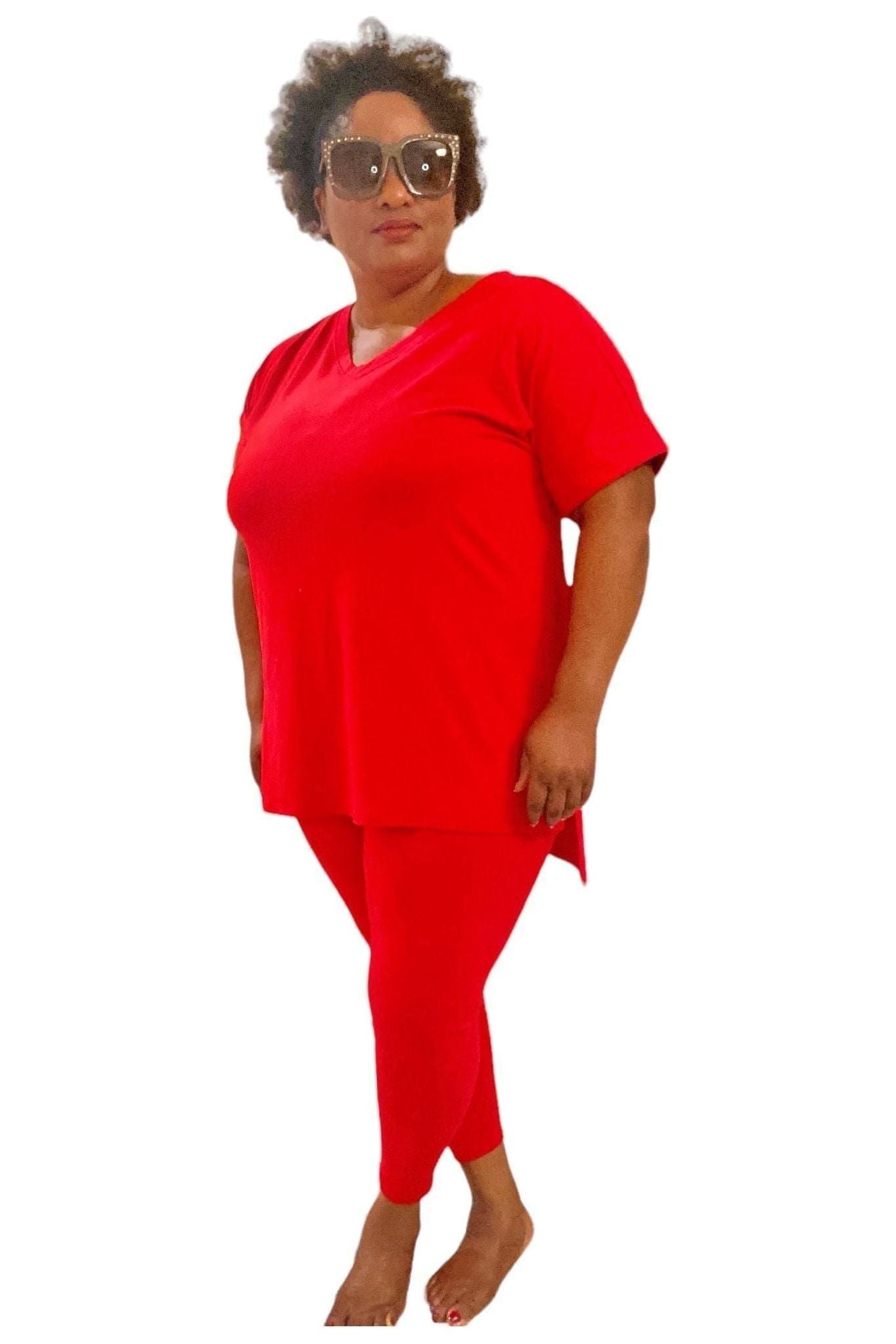 Brushed Microfiber Legging Set 