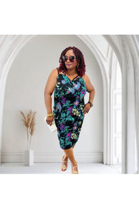 Embroidered Mesh Dress by Siena - D-S Fashion Sophisticated Boutique