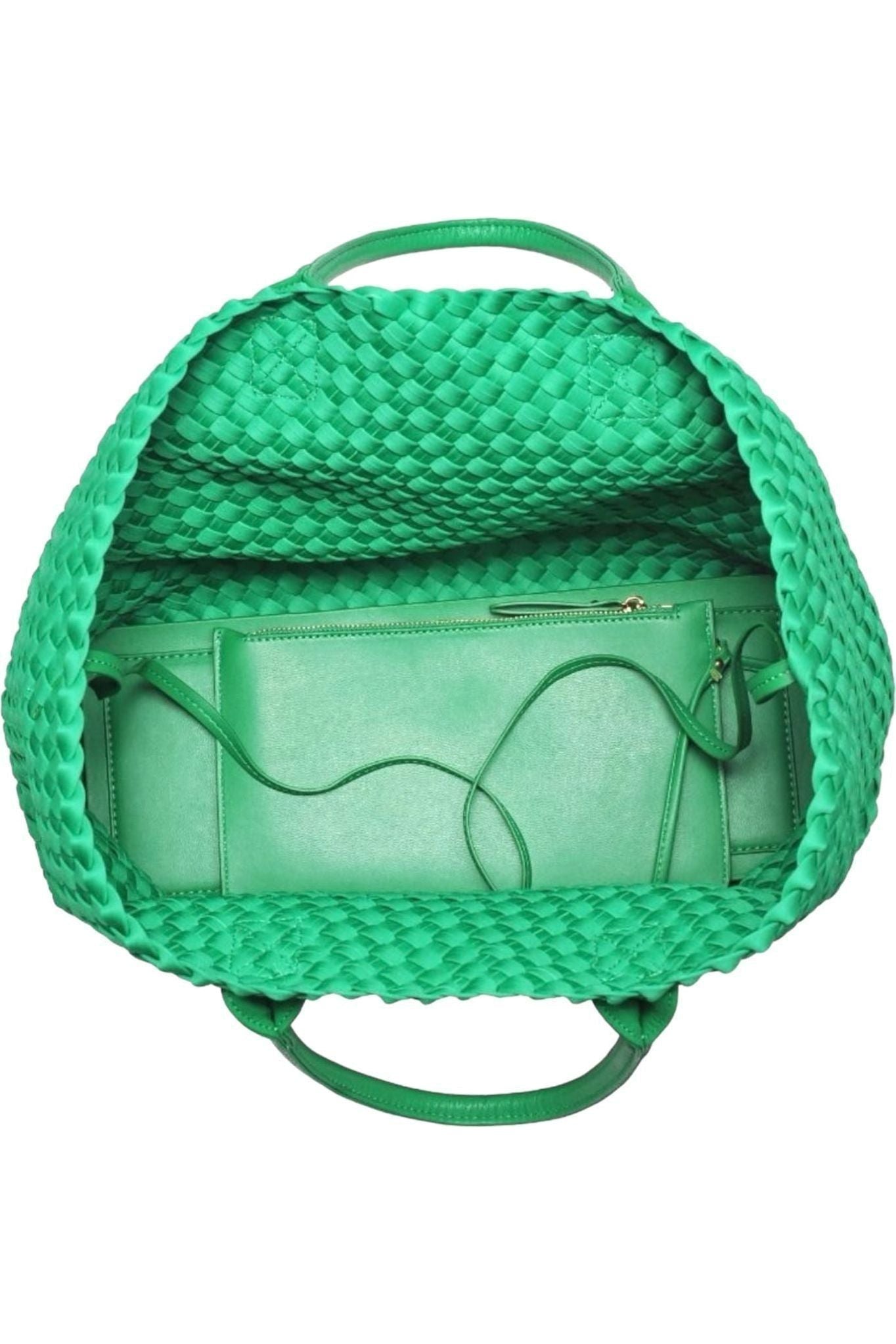 Ithaca Woven Neoprene Tote - D-S Fashion Sophisticated Boutique
