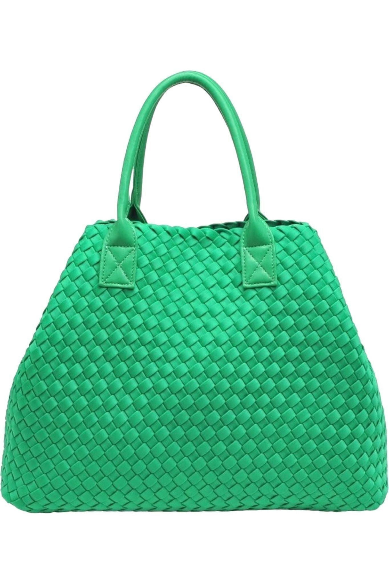 Ithaca Woven Neoprene Tote - D-S Fashion Sophisticated Boutique