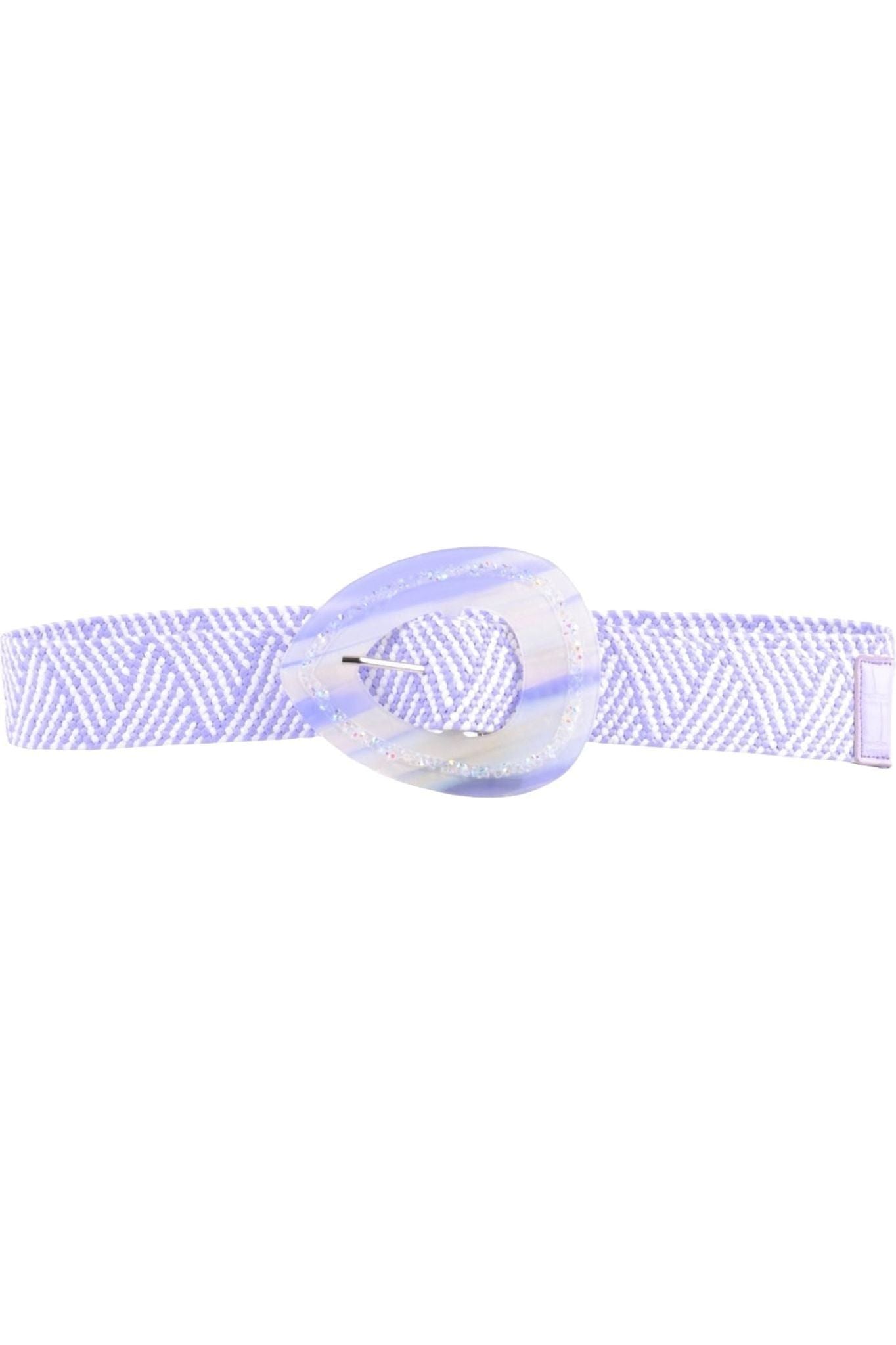 Irregular Colored Resin Buckle Stretch Belt - D-S Fashion Sophisticated Boutique