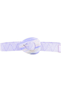 Irregular Colored Resin Buckle Stretch Belt - D-S Fashion Sophisticated Boutique