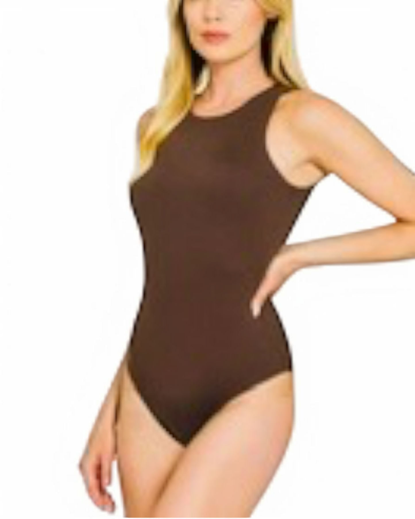 Boat Neck Sleeveless Bodysuit