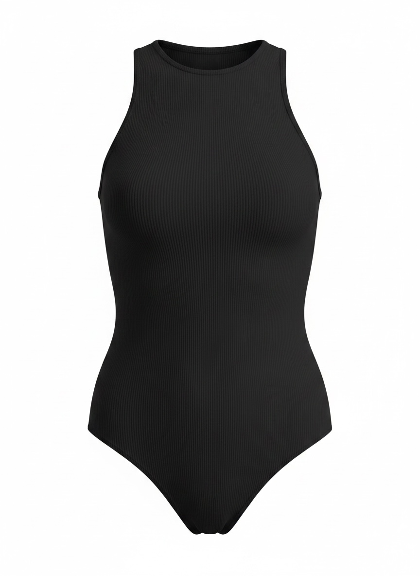 Boat Neck Sleeveless Bodysuit