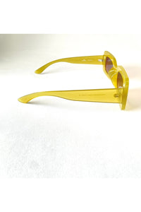 Women Bold Rectangular Shape Sunglasses - Fashion Sophisticated Boutique