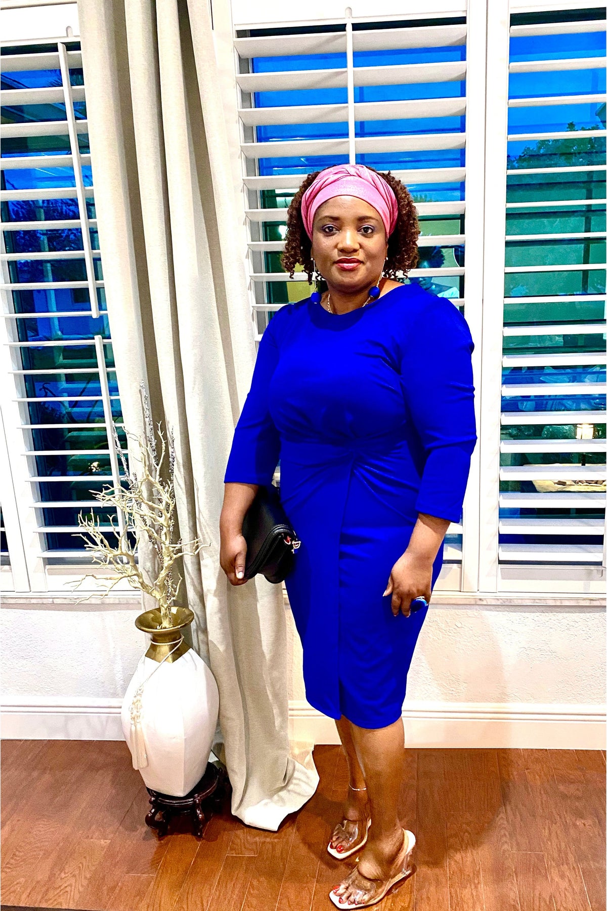 Janett Side Twisted Dress - Fashion Sophisticated Boutique