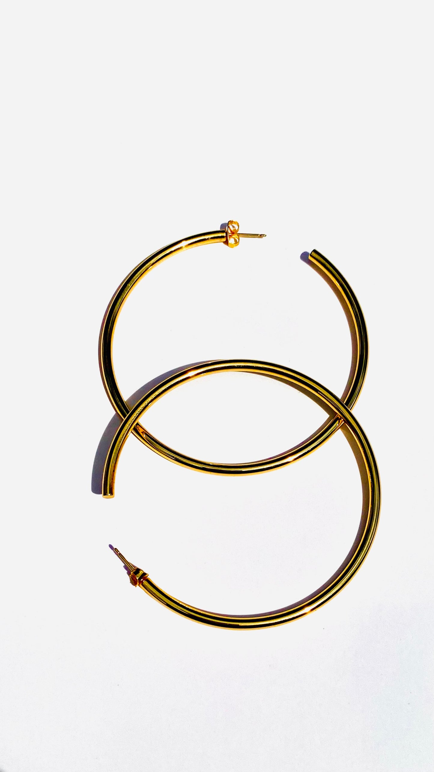 14K Gold Dipped Hoop Earrings - Fashion Sophisticated Boutique