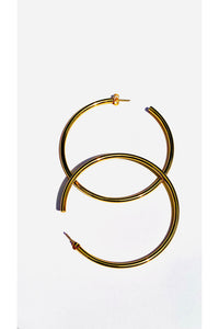 14K Gold Dipped Hoop Earrings - Fashion Sophisticated Boutique