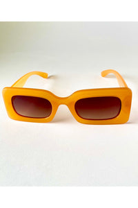 Women Bold Rectangular Shape Sunglasses - Fashion Sophisticated Boutique